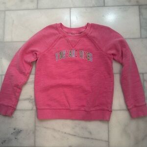 Vineyard Vines Girls Glitter Logo Sweatshirt